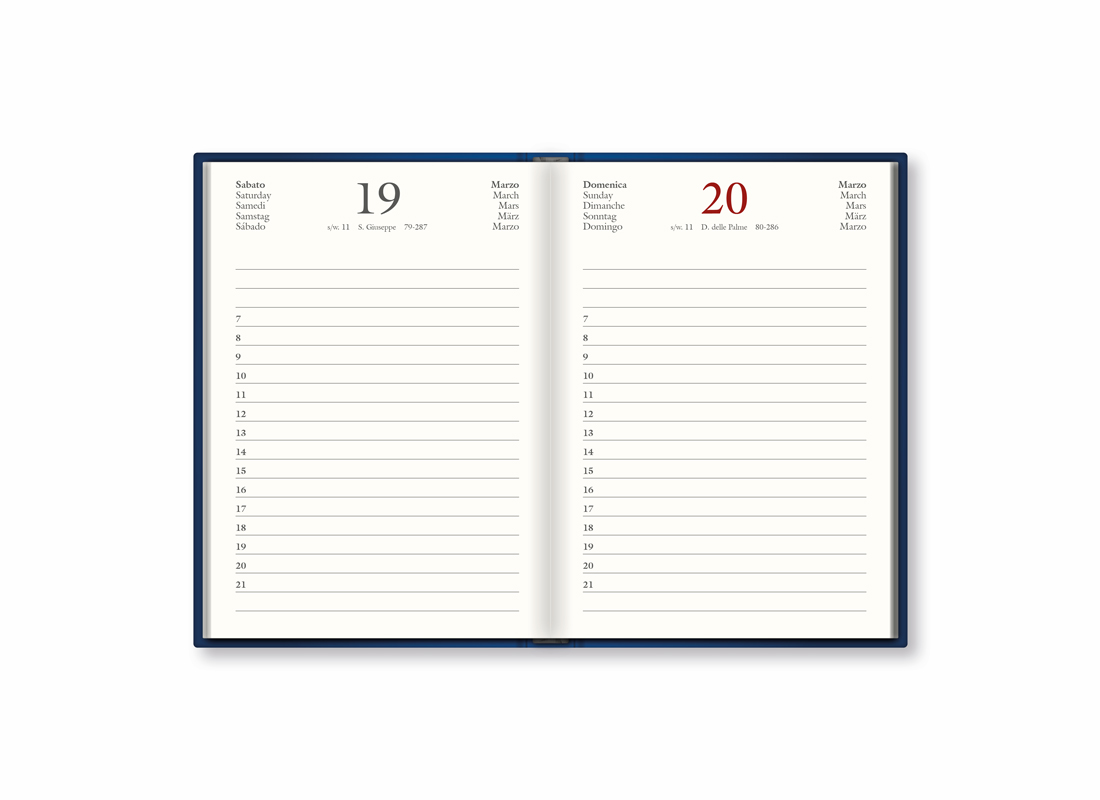 TMA Agenda Giornaliera Piccola - Topo Majokko - Interno TMA Agenda Giornaliera Piccola - Topo Majokko - Interno
