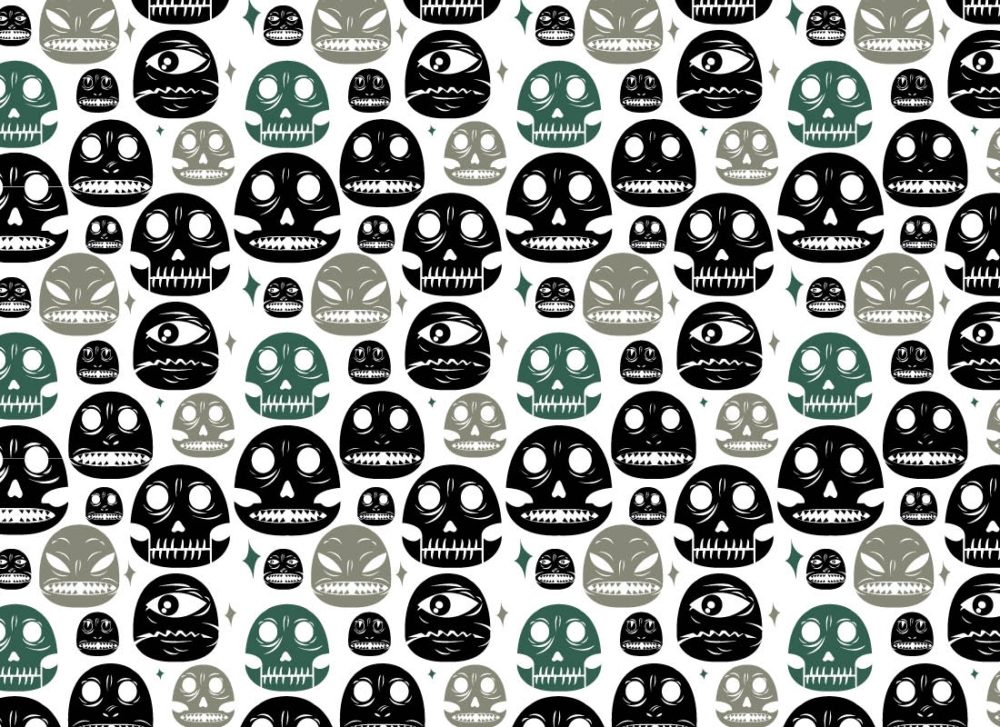 TMA Sketchbook Grande “Pattern Calavera”