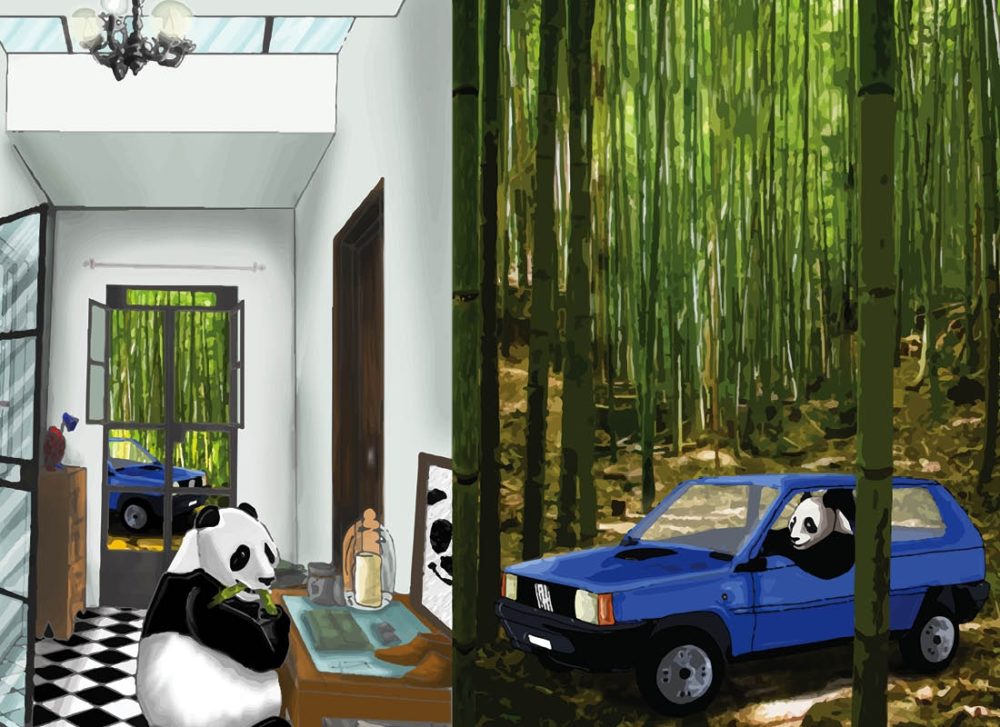 TMA Sketchbook Medio “Panda nella Panda”