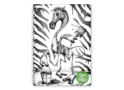 TMA Quaderno Spirale A4 Righe “Zebra”