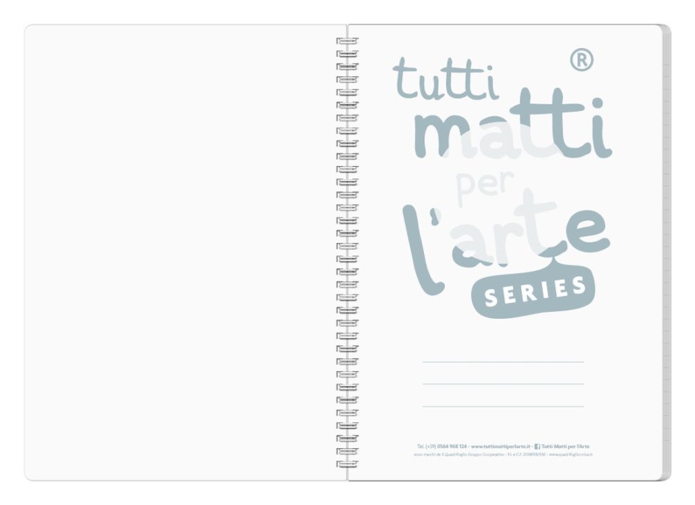 TMA Quaderno Spirale A4 Righe “Zebra”