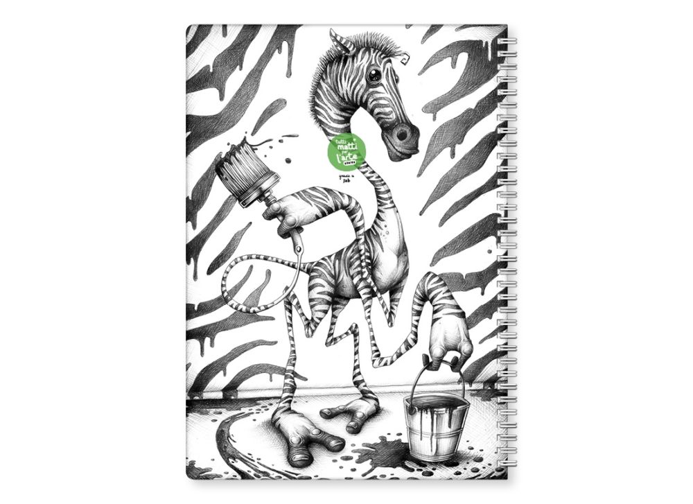 TMA Quaderno Spirale A4 Righe “Zebra”