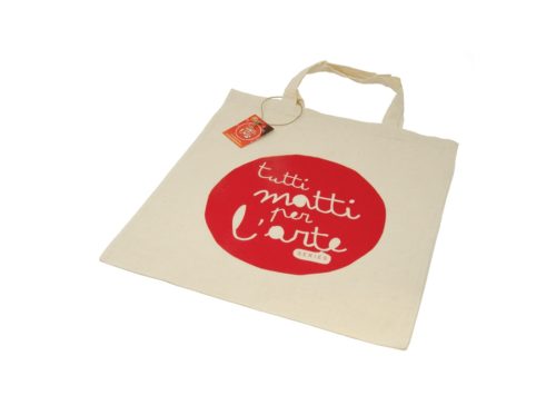 TMA Shopper in Cotone “TMA” Rosso