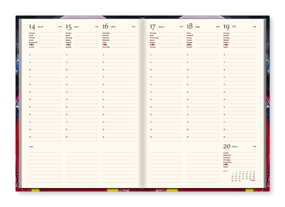 TMA Agenda Annuale Settimanale Grande “Baby”